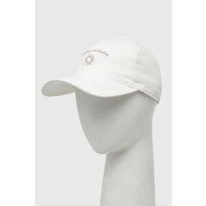 Hollister Co. șapcă de baseball din bumbac culoarea alb, cu imprimeu imagine