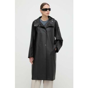 Max Mara Leisure palton de ploaie femei, culoarea negru, de tranzitie, oversize imagine