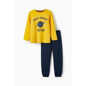 zippy pijamale de bumbac pentru copii culoarea galben, cu imprimeu imagine
