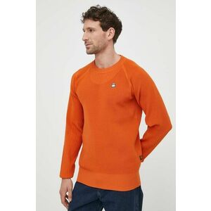 G-Star Raw pulover barbati, culoarea portocaliu imagine
