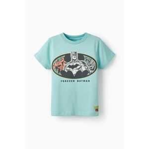zippy tricou de bumbac pentru copii culoarea turcoaz, cu imprimeu imagine