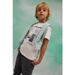 zippy tricou de bumbac pentru copii culoarea alb, cu imprimeu imagine