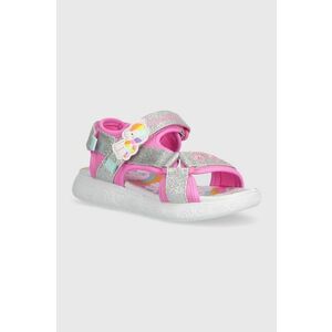 Skechers sandale copii RAINBOW SHINES UNICORN SPARKLES culoarea roz imagine
