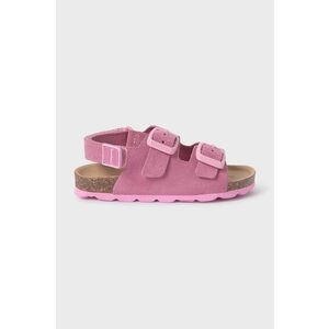 Mayoral sandale din piele intoarsa pentru copii culoarea roz imagine