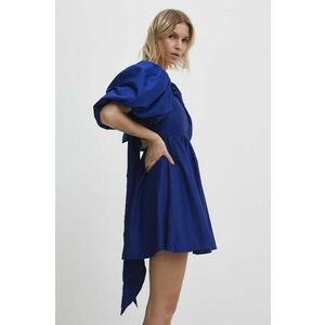 Answear Lab rochie culoarea albastru marin, mini, evazati imagine