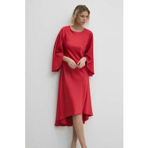 Answear Lab rochie culoarea rosu, mini, evazati imagine