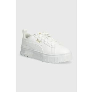 Puma sneakers pentru copii Mayze Lth PS culoarea alb imagine