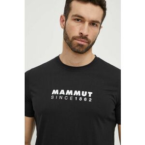 Mammut tricou sport Mammut Core culoarea negru, cu imprimeu imagine