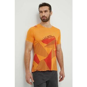 LA Sportiva tricou sport Comp culoarea portocaliu, cu imprimeu, F38102322 imagine