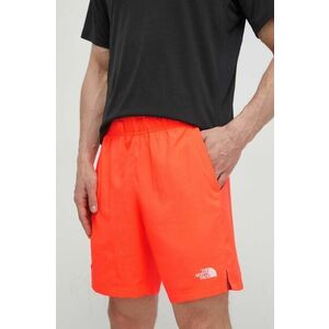 The North Face pantaloni scurti sport barbati, culoarea portocaliu, NF0A3O1BQI41 imagine