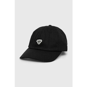 Hummel șapcă de baseball din bumbac culoarea negru, cu imprimeu imagine