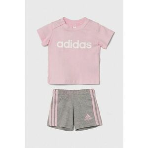 adidas set de bumbac pentru copii culoarea roz imagine