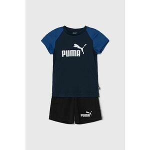 Puma compleu copii Short Polyester Set B culoarea albastru marin imagine