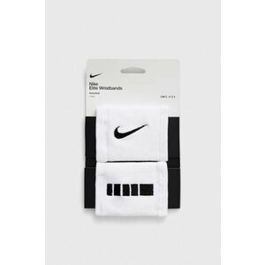 Nike brățări 2-pack culoarea alb imagine