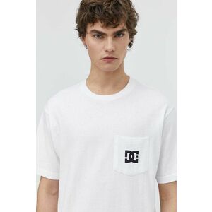 DC tricou din bumbac barbati, culoarea alb, cu imprimeu, ADYZT05377 imagine