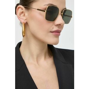 Gucci ochelari de soare femei, culoarea auriu imagine