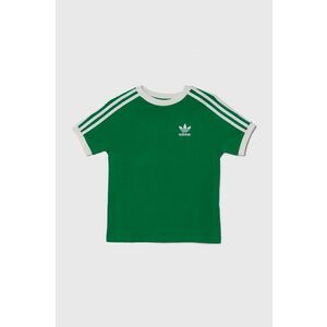 adidas Originals tricou de bumbac pentru copii culoarea verde, cu imprimeu imagine