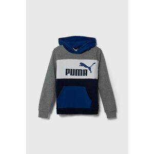 Puma bluza copii ESS BLOCK TR B cu glugă, modelator imagine