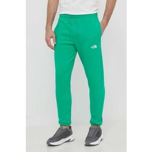 The North Face pantaloni de trening culoarea verde, neted, NF0A7ZJBPO81 imagine