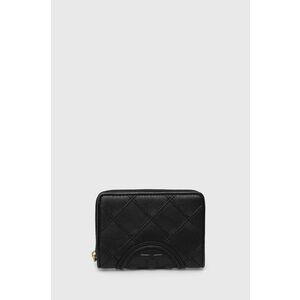Tory Burch portofel de piele femei, culoarea negru imagine
