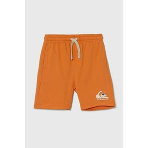 Quiksilver pantaloni scurti copii EASY DAY culoarea portocaliu, melanj imagine