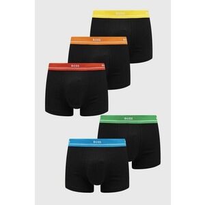 BOSS boxeri 5-pack barbati, culoarea negru imagine