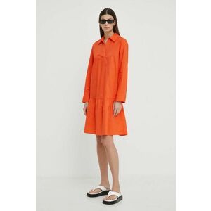 Marc O'Polo rochie culoarea portocaliu, midi, oversize imagine