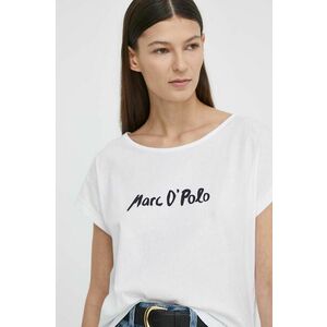 Marc O'Polo tricou din bumbac femei, culoarea alb imagine