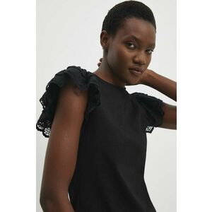 Answear Lab bluza femei, culoarea negru, neted imagine