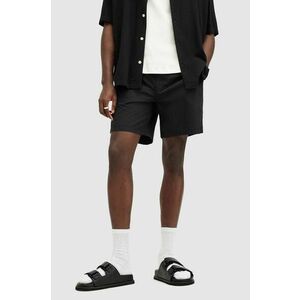 AllSaints pantaloni scurti de baie WARDEN SWIMSHORT barbati, culoarea negru, M011WA imagine