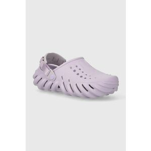 Crocs papuci X - (Echo) Clog femei, culoarea violet, 207937 imagine