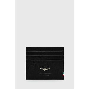 Aeronautica Militare carcasa din piele barbati, culoarea negru imagine
