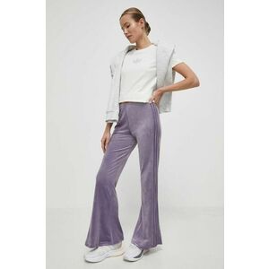 adidas Originals pantaloni de trening culoarea violet, cu imprimeu, IS4639 imagine