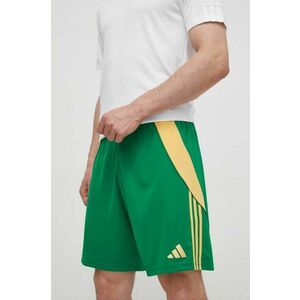 adidas pantaloni scurți de antrenament culoarea verde imagine