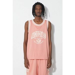 adidas Originals tricou barbati, culoarea roz, IS2899 imagine