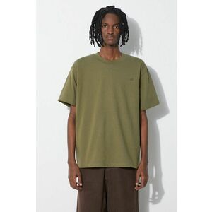 adidas Originals tricou din bumbac barbati, culoarea verde, neted, IP2771 imagine