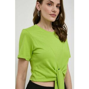 Silvian Heach tricou femei, culoarea verde imagine