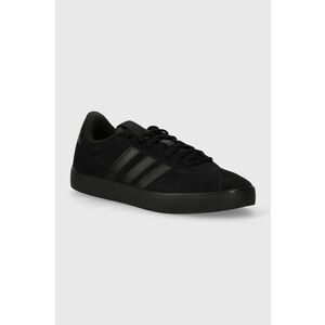 adidas sneakers din piele intoarsă COURT culoarea negru, ID9184 imagine