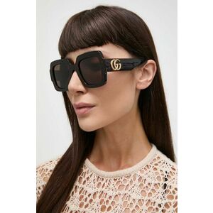 Gucci ochelari de soare femei, culoarea maro imagine