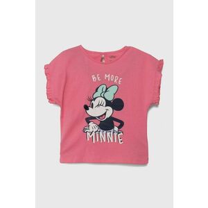 zippy tricou de bumbac pentru copii culoarea roz imagine