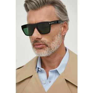 Tom Ford ochelari de soare barbati, culoarea negru, FT1077_5501N imagine
