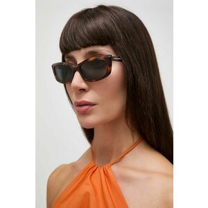 Saint Laurent ochelari de soare femei, culoarea maro, SL 658 imagine
