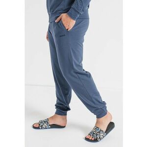 Pantaloni de pijama cu detaliu cu imprimeu logo imagine