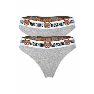 Moschino Underwear Tanga gri imagine