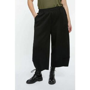 Pantaloni culotte cu croiala ampla si talie medie imagine