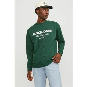 Jack & Jones bluza barbati, culoarea verde, cu imprimeu imagine