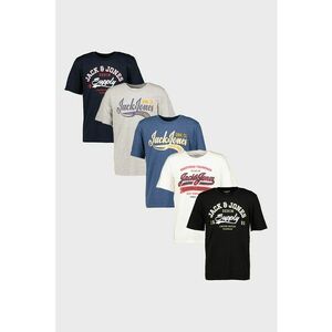 Set de tricouri cu imprimeu logo - 5 piese imagine