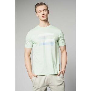 BOSS tricou din bumbac BOSS CASUAL barbati, culoarea verde, cu imprimeu imagine