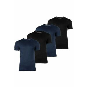 Set de tricouri cu decolteu la baza gatului - 4 piese imagine