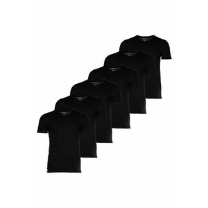 Set de tricouri slim fit cu decolteu in V - 6 piese imagine